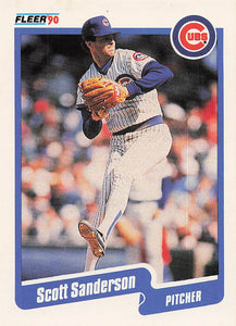1990 Fleer Baseball Scott Sanderson #41b