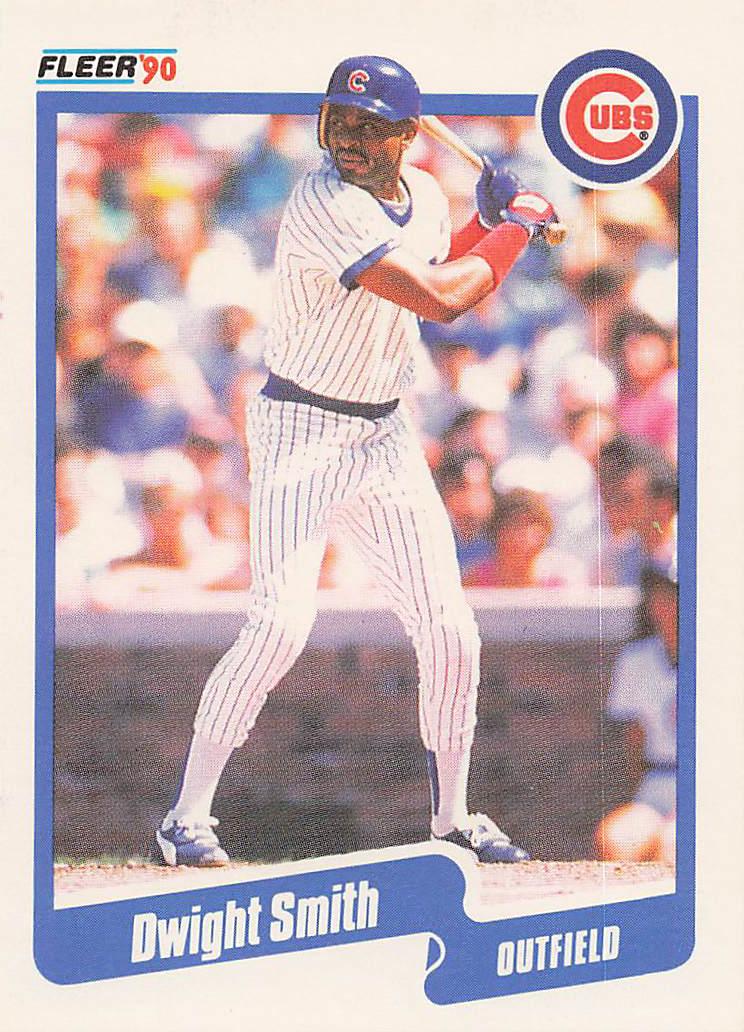 1990 Fleer Baseball Dwight Smith #42