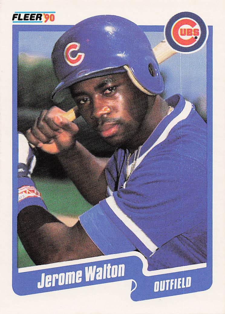 1990 Fleer Baseball Jerome Walton #44