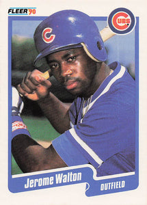 1990 Fleer Baseball Jerome Walton #44