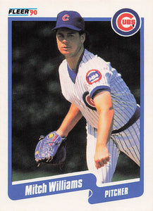 1990 Fleer Baseball Mitch Williams #48b