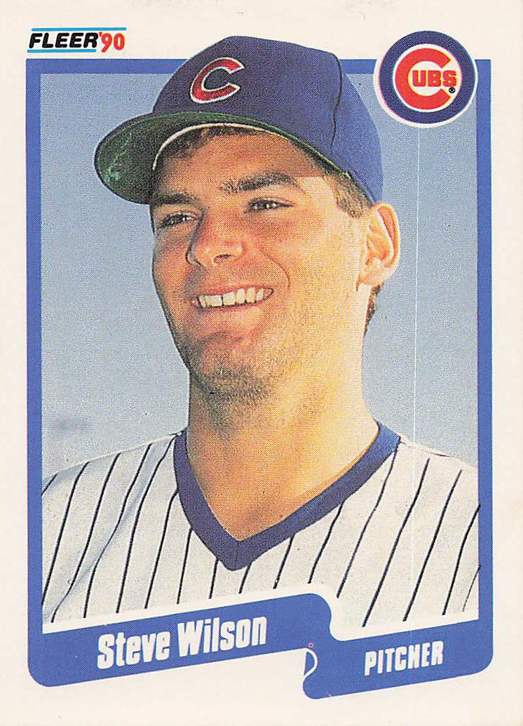 1990 Fleer Baseball Steve Wilson #49