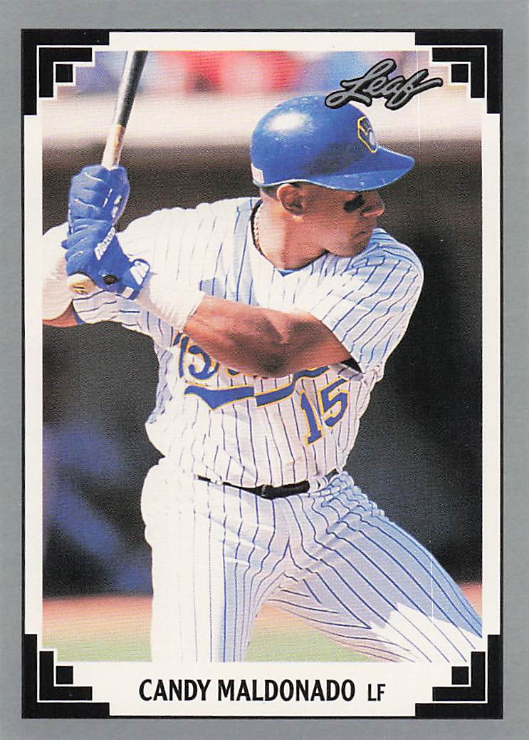 1991 Leaf Baseball Candy Maldonado #434