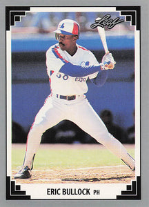 1991 Leaf Baseball Eric Bullock #470