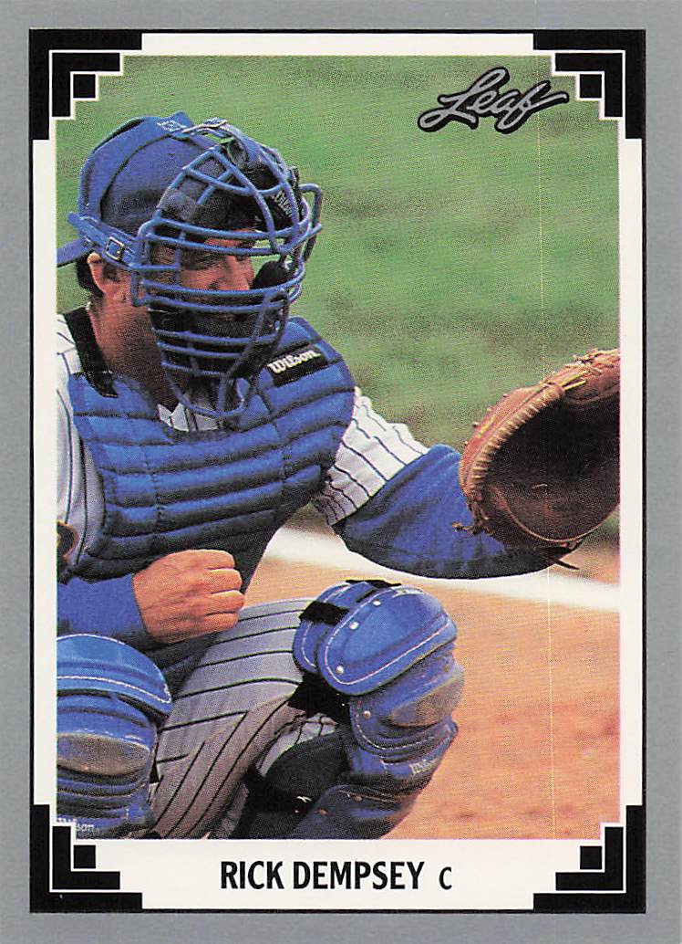 1991 Leaf Baseball Rick Dempsey #484