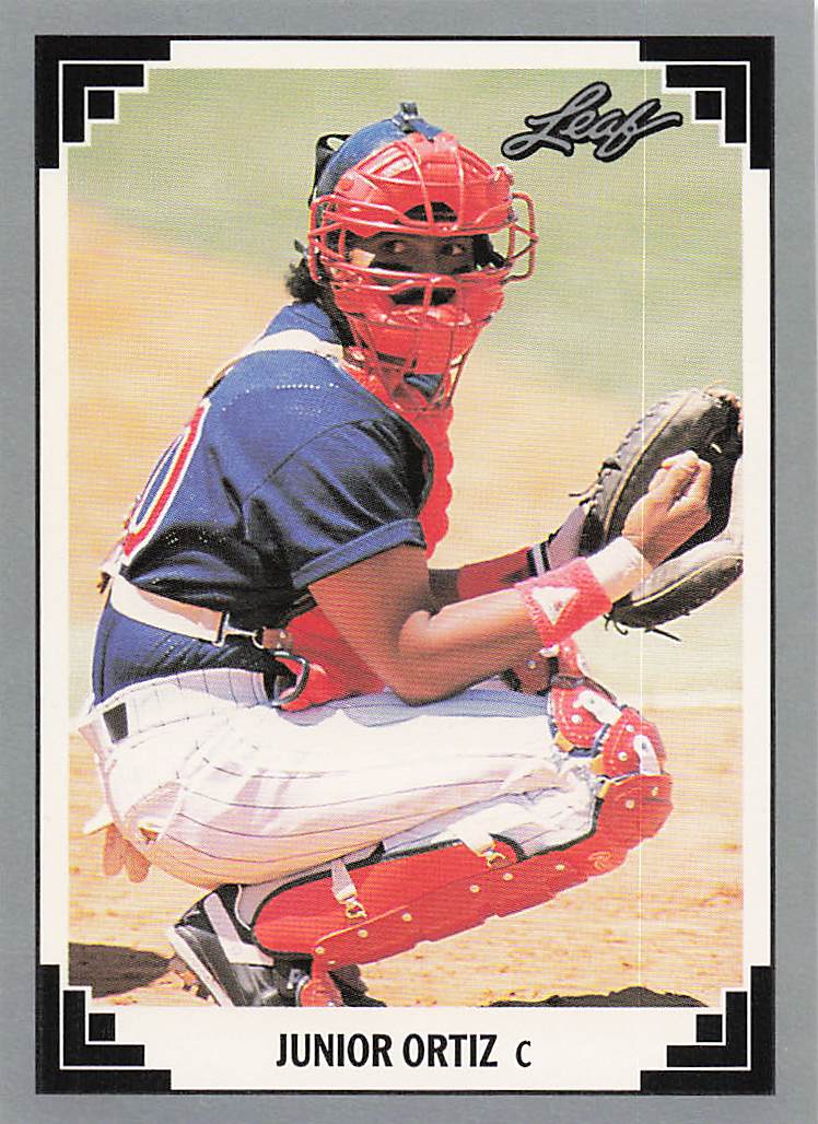 1991 Leaf Baseball Junior Ortiz #498
