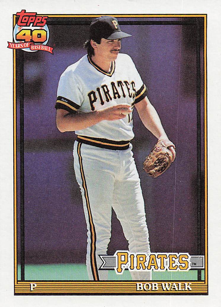 1991 Topps Baseball Bob Walk #29