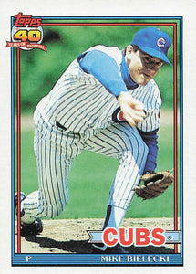 1991 Topps Baseball Mike Bielecki #501