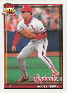 1991 Topps Baseball Scott Terry #539