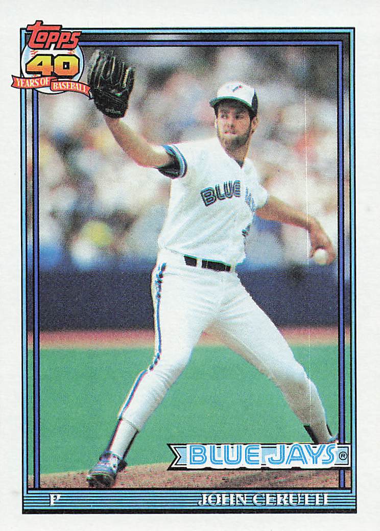1991 Topps Baseball John Cerutti #687a