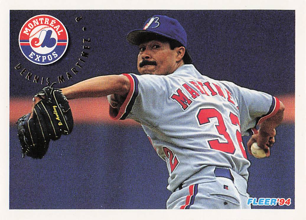 1994 Fleer Baseball Dennis Martinez #545