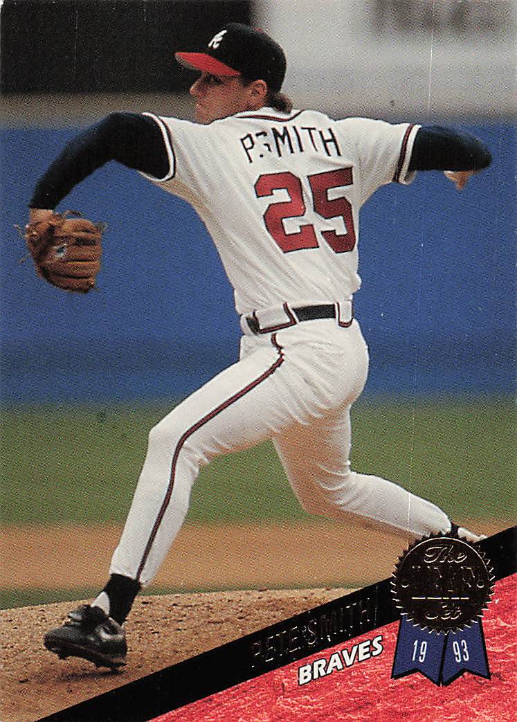 1993 Leaf Baseball Pete Smith #214