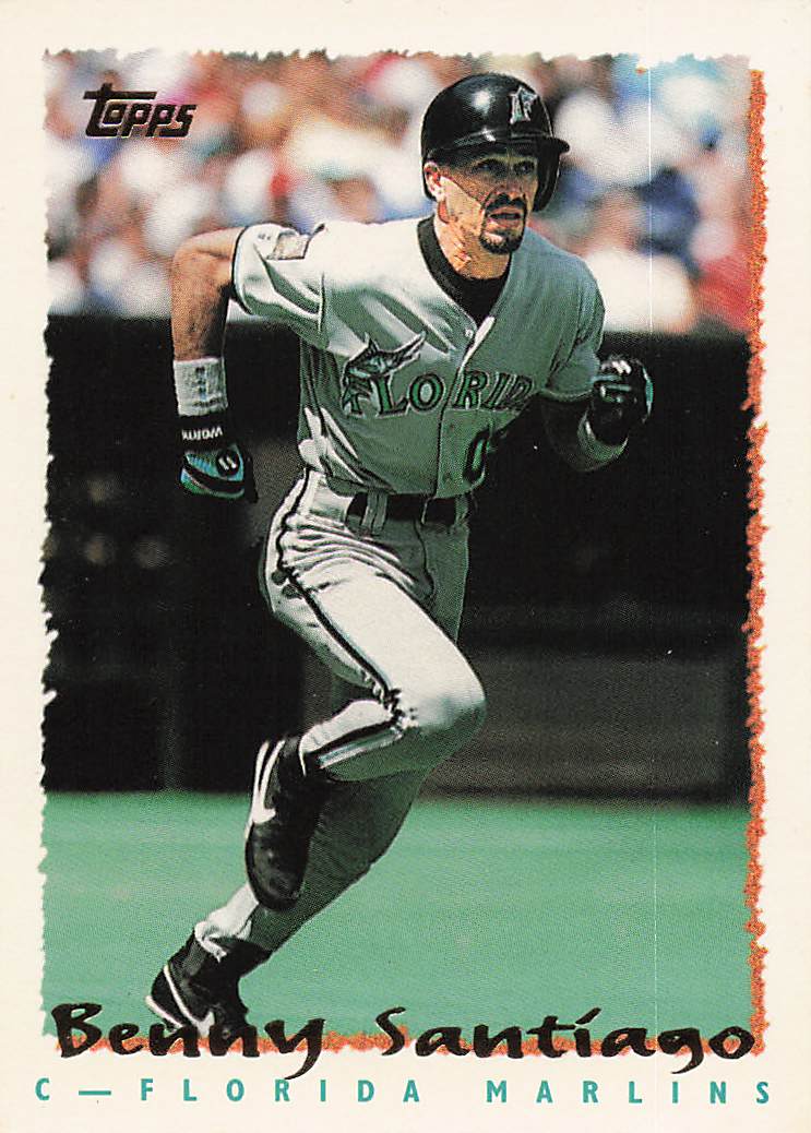 1995 Topps Baseball Benny Santiago #160