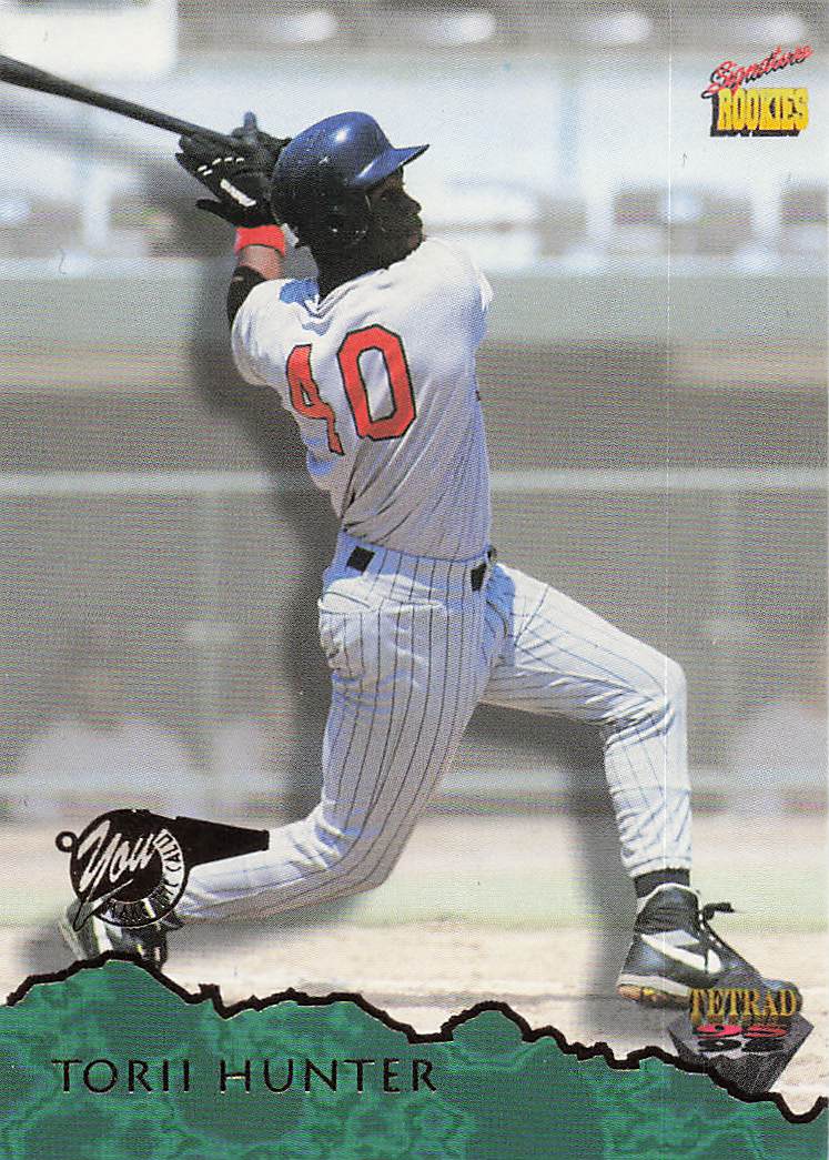 1995 Signature Rookies Tetrad Multisport Torii Hunter #50