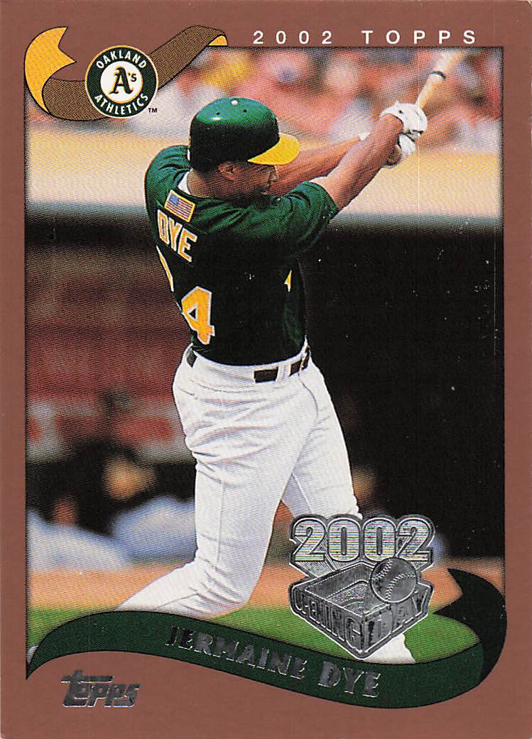 2002 Topps Opening Day Baseball Jermaine Dye #118