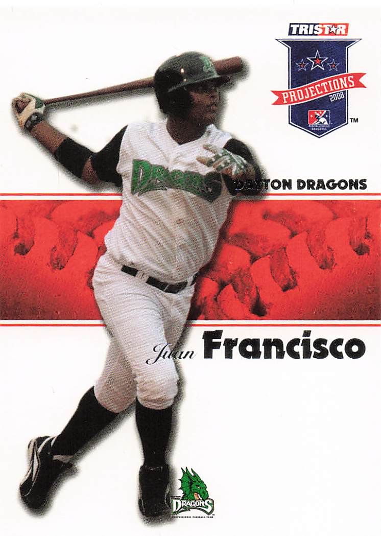 2008 TriStar PROjections Baseball Juan Francisco #29