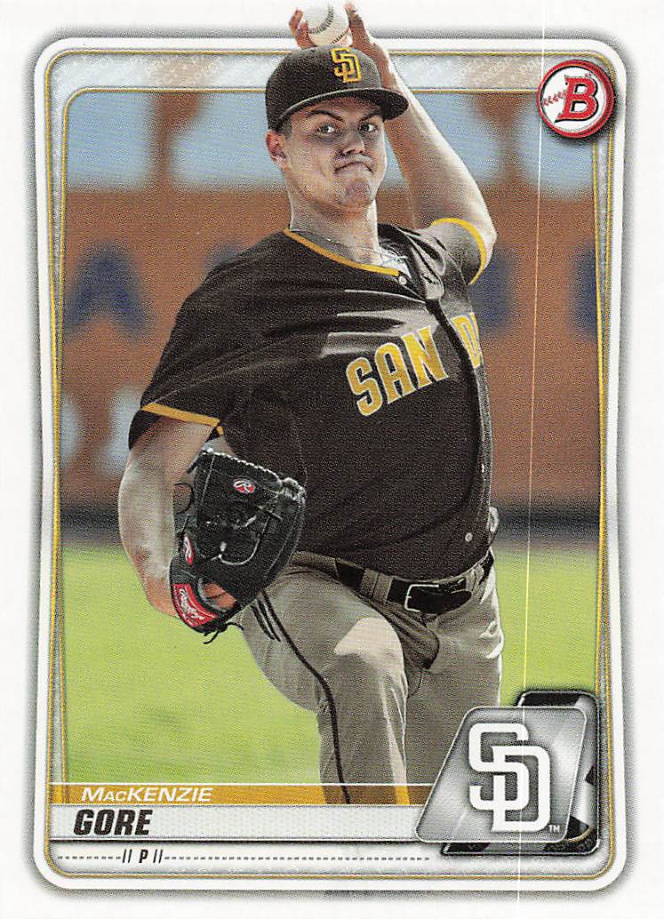 2020 Bowman Baseball Prospects MacKenzie Gore #BP-74