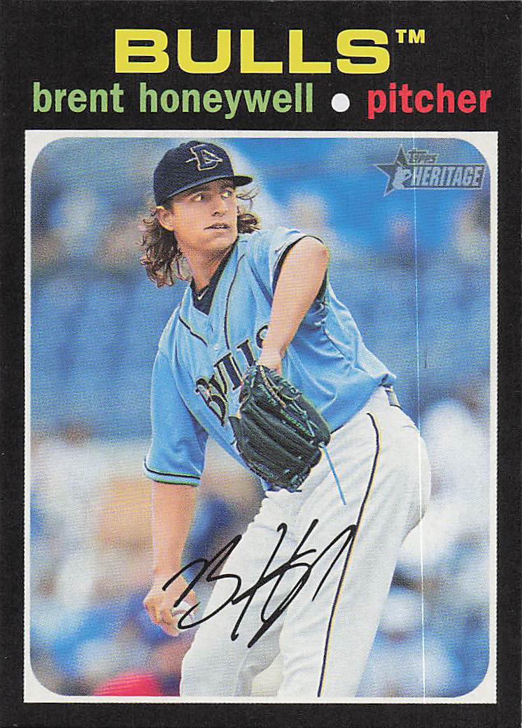 2020 Topps Heritage Minor League Baseball Blue Brent Honeywell #28