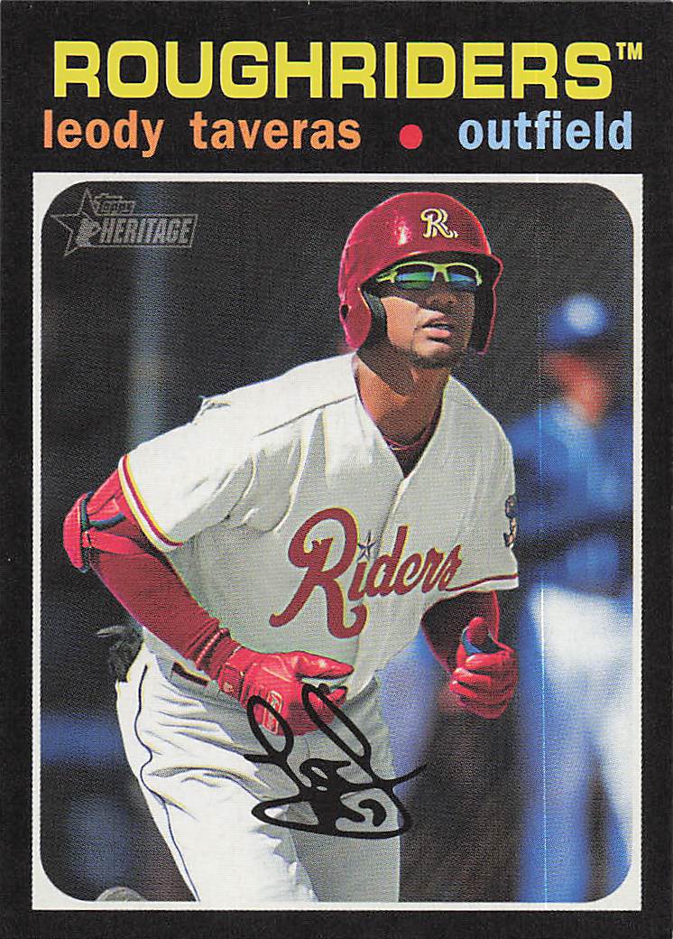 2020 Topps Heritage Minor League Baseball Leody Taveras #81
