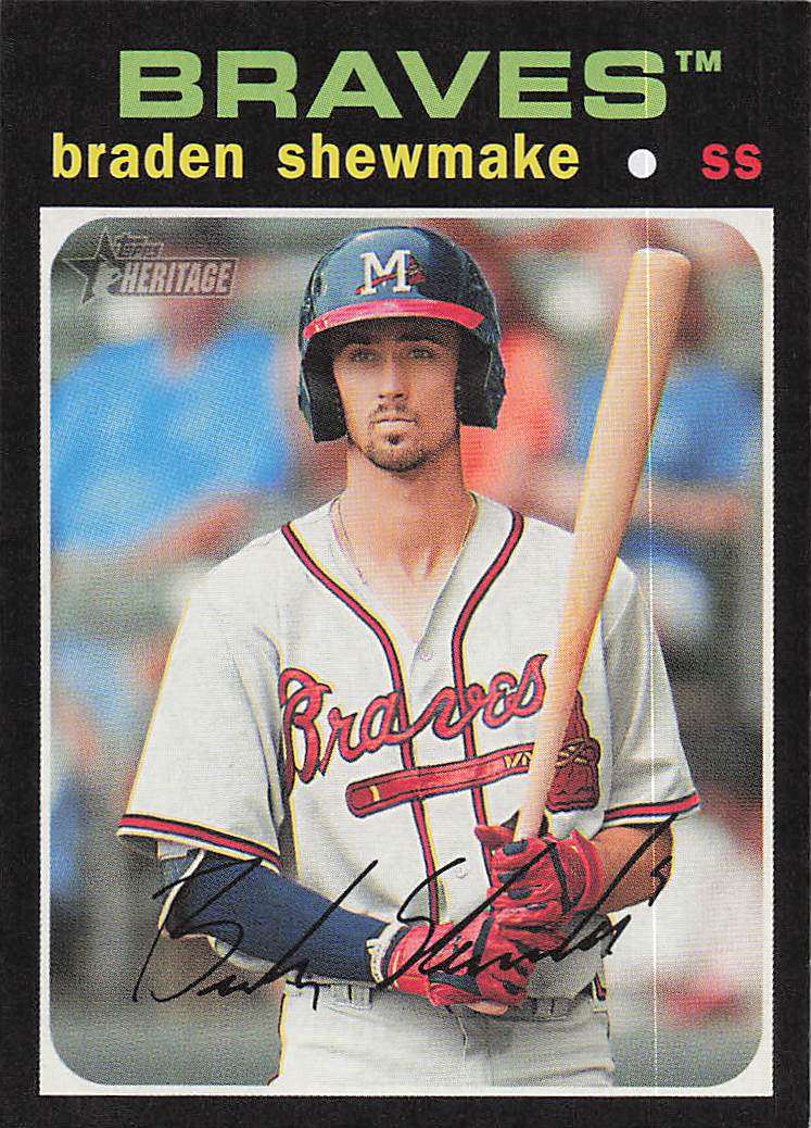2020 Topps Heritage Minor League Baseball Braden Shewmake #104
