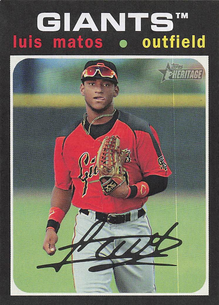 2020 Topps Heritage Minor League Baseball Luis Matos #167