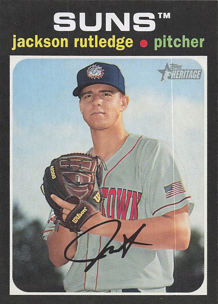 2020 Topps Heritage Minor League Baseball Jackson Rutledge #169