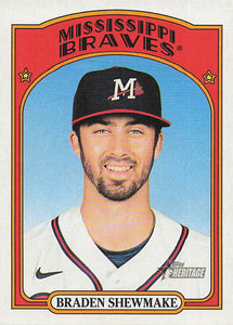 2021 Topps Heritage Minor League Baseball Braden Shewmake #108