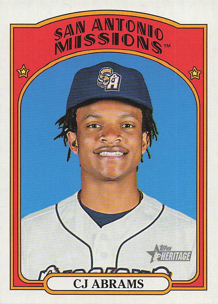 2021 Topps Heritage Minor League Baseball CJ Abrams #208