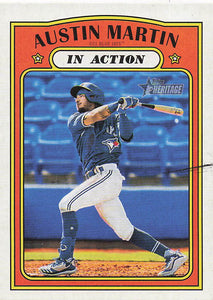 2021 Topps Heritage Minor League Baseball Austin Martin #186
