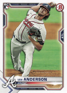 2021 Bowman Baseball Ian Anderson #27 Rookie