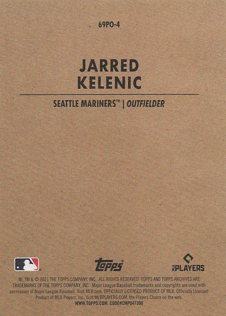 2021 Topps Archives Baseball 1963 Topps Peel-Off Jarred Kelenic #69PO-4