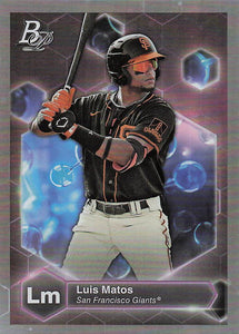 2022 Bowman Platinum Baseball Precious Elements Luis Matos #PE-19