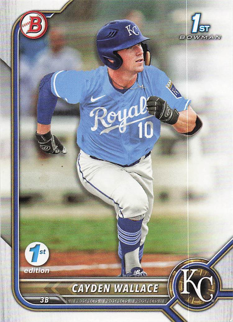 2022 Bowman Draft 1st Edition Baseball Cayden Wallace #BD-12
