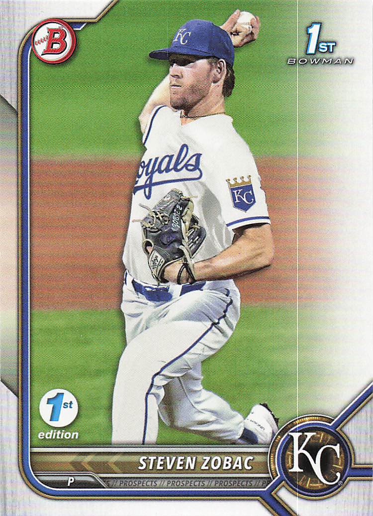 2022 Bowman Draft 1st Edition Baseball Steven Zobac #BD-101