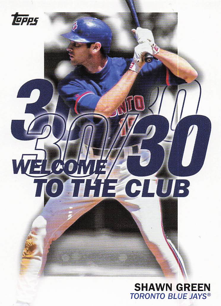 2023 Topps Baseball Welcome to the Club Shawn Green #WC-21