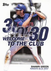 2023 Topps Baseball Welcome to the Club Shawn Green #WC-21
