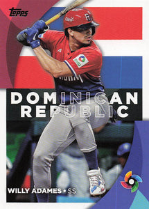 2023 Topps Baseball 2023 World Baseball Classic Stars Willy Adames #WBC-42