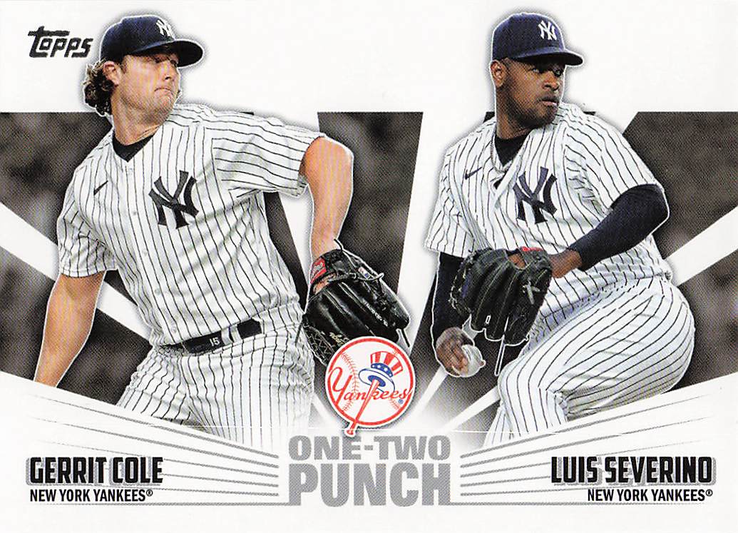 2023 Topps Baseball One-Two Punch Gerrit Cole / Luis Severino #12P-8