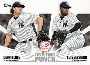 2023 Topps Baseball One-Two Punch Gerrit Cole / Luis Severino #12P-8