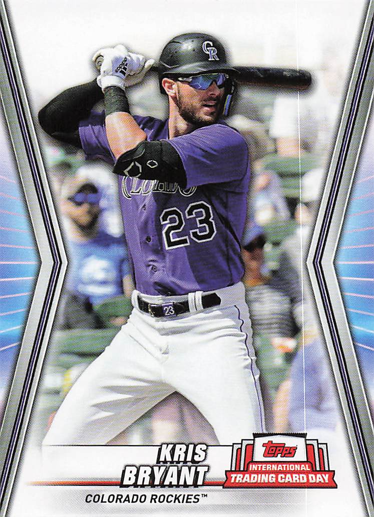 2023 Topps International Trading Card Day Baseball Kris Bryant #NTCD-B5