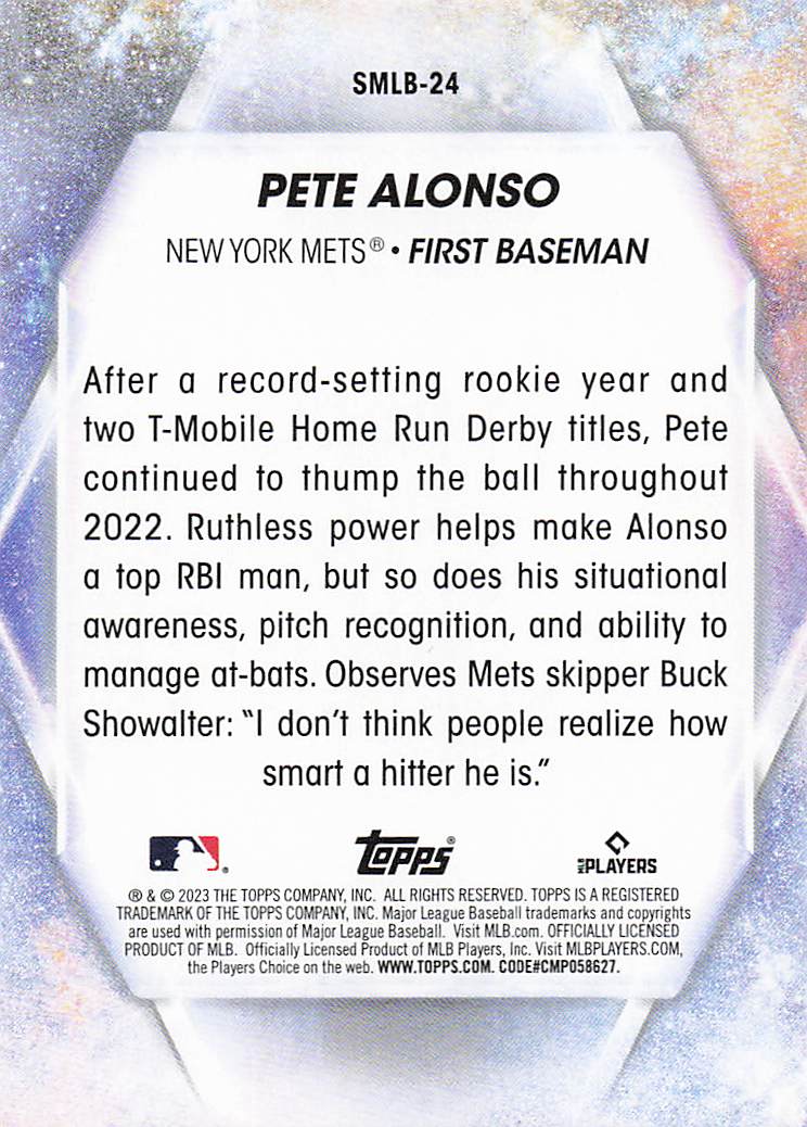 2023 Topps Baseball Stars of MLB Pete Alonso #SMLB-24