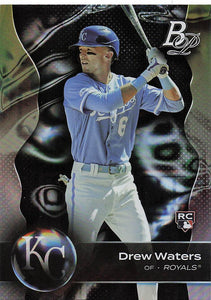 2023 Bowman Platinum Baseball Drew Waters #24 Rookie