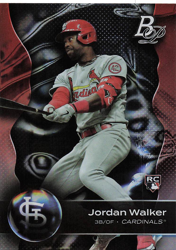 2023 Bowman Platinum Baseball Jordan Walker #44 Rookie