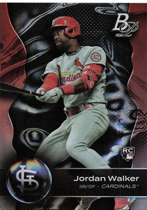 2023 Bowman Platinum Baseball Jordan Walker #44 Rookie