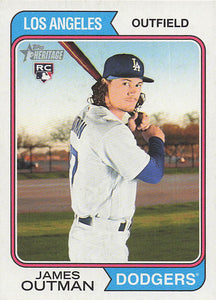 2023 Topps Heritage Baseball James Outman #93 Rookie