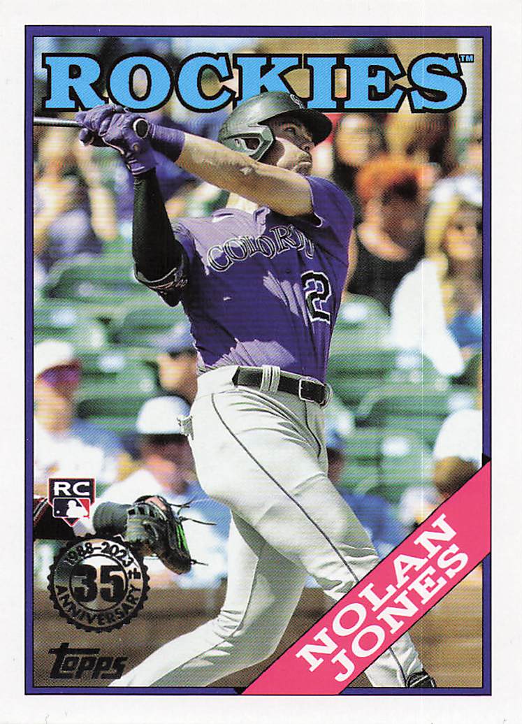 2023 Topps Update Baseball 1988 Topps Baseball Nolan Jones #88US-22