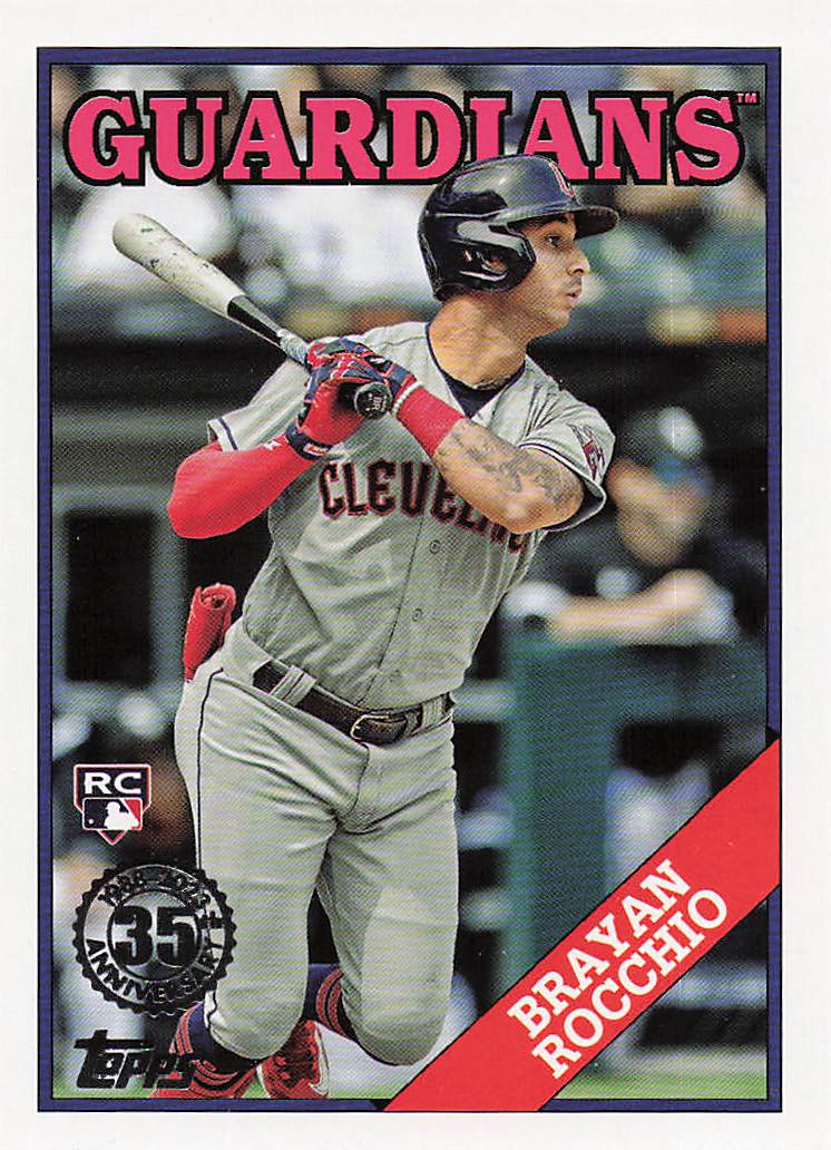 2023 Topps Update Baseball 1988 Topps Baseball Brayan Rocchio #88US-47