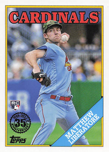 2023 Topps Baseball 1988 Topps Baseball Matthew Liberatore #T88-95