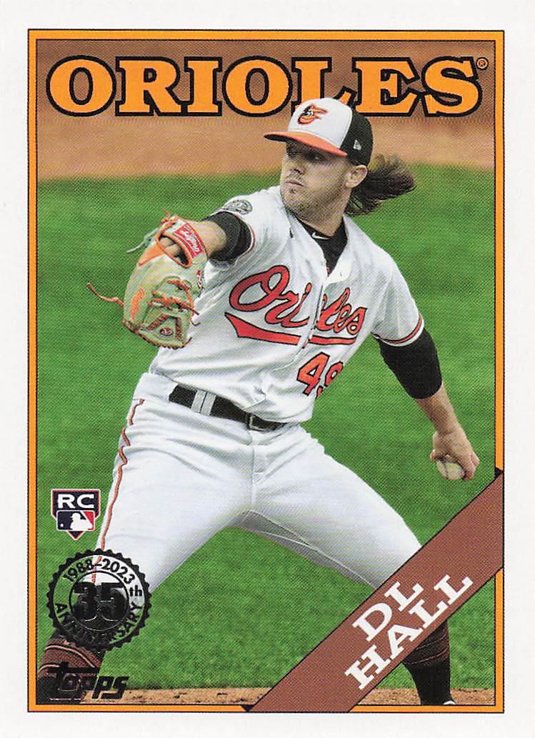 2023 Topps Baseball 1988 Topps Baseball DL Hall #2T88-37