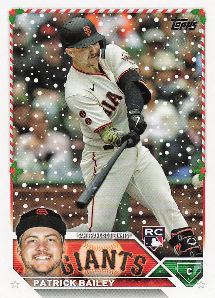 2023 Topps Holiday Baseball Patrick Bailey #H122 Rookie